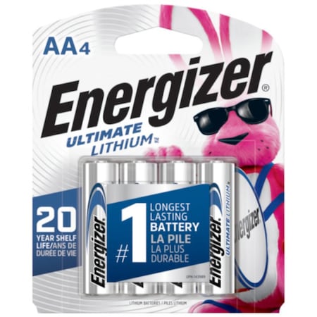 Energizer Energizer Ultimate Performance Lithium AA 1.5 V Camera Battery L91BP-4 4 pk L91SBP-4